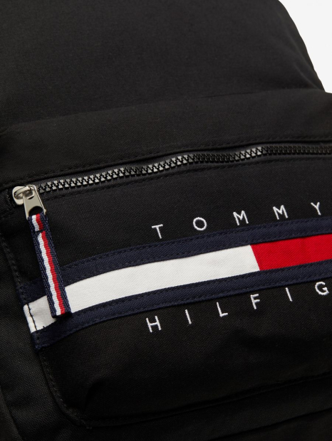 Большой мужской рюкзак Tommy Hilfiger городской спортивный 1159762395 (Черный, One Size)