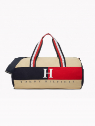 Мужская спортивная сумка Tommy Hilfiger 1159761508 (Бежевый/Синий/Красный, One Size)