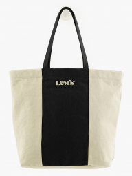 Сумка-шоппер Levi's с затяжкой 1159763776 (Молочный/Черный, One size)