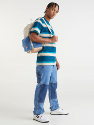 Большой рюкзак Tommy Hilfiger на молнии 1159767781 (Бежевый/Синий, One Size)