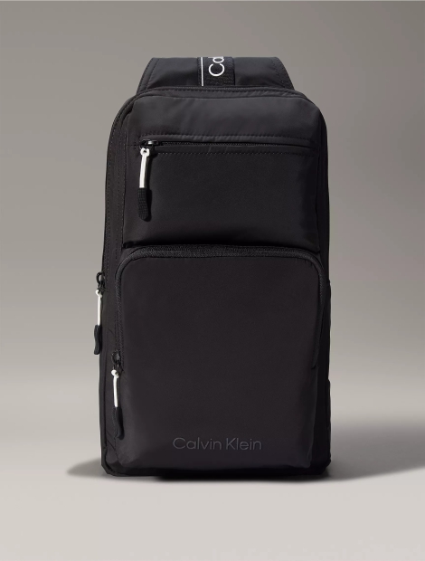 Сумка слінг Calvin Klein з логотип 1159805415 (Чорний, One size) 1159805415 (Чорний, One size)