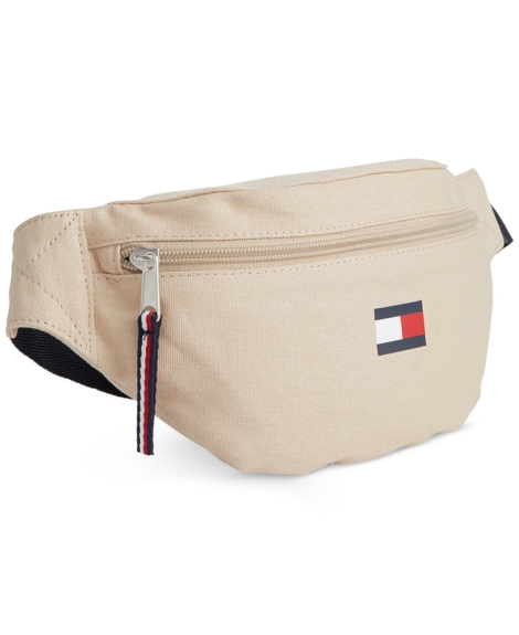 Фірмова поясна сумка-бананка Tommy Hilfiger 1159805734 (Бежевий, One size)