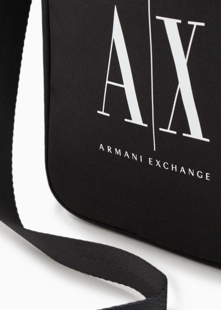 Мужская сумка Armani Exchange через плечо 1159812624 (Черный, One size)