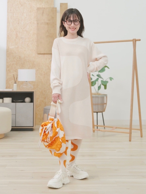 Сумка з широким поясом та зав'язкою UNIQLO 1159828190 (Помаранчевий One size)