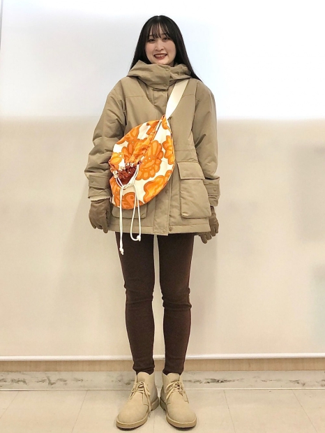Сумка з широким поясом та зав'язкою UNIQLO 1159828190 (Помаранчевий One size)