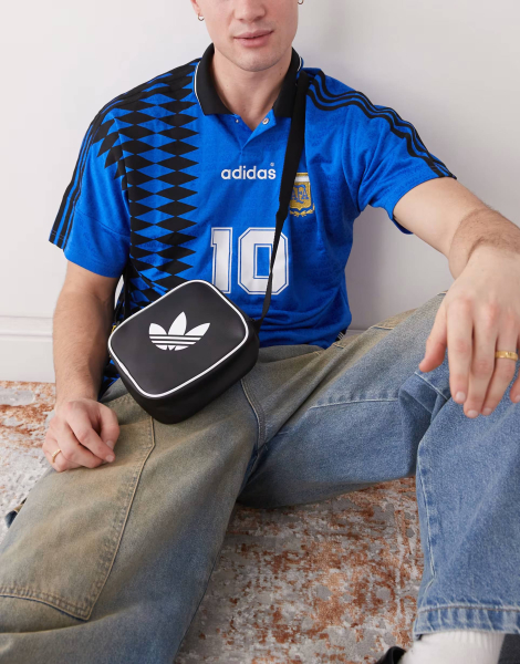 Стильная сумка Adicolor Adidas через плечо 1159831658 (Черный One size)
