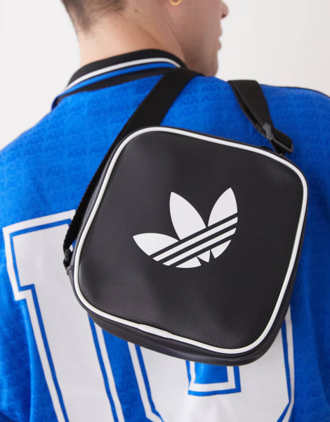 Стильная сумка Adicolor Adidas через плечо 1159831658 (Черный One size)