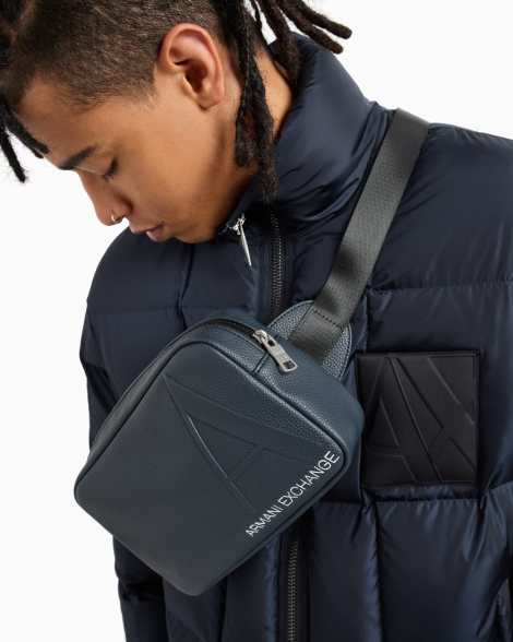 Мужская сумка Armani Exchange 1159831847 (Синий One size)