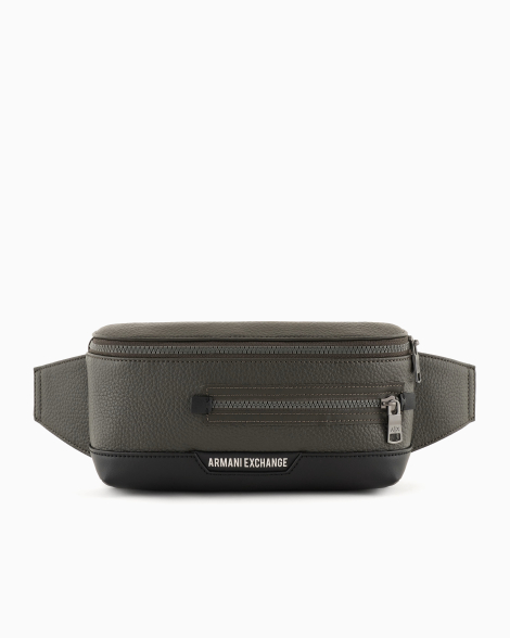 Мужская поясная сумка Armani Exchange 1159832215 (Серый One size)