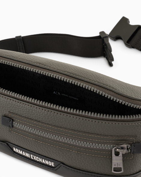 Мужская поясная сумка Armani Exchange 1159832215 (Серый One size)