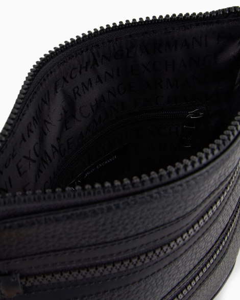 Мужская сумка Armani Exchange через плечо 1159832549 (Черный One size)