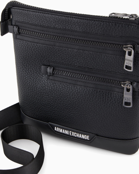 Мужская сумка Armani Exchange через плечо 1159832549 (Черный One size)