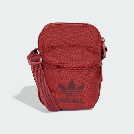 Стильна сумка Adidas через плече 1159833661 (Бордовий One size)