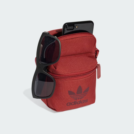Стильна сумка Adidas через плече 1159833661 (Бордовий One size)