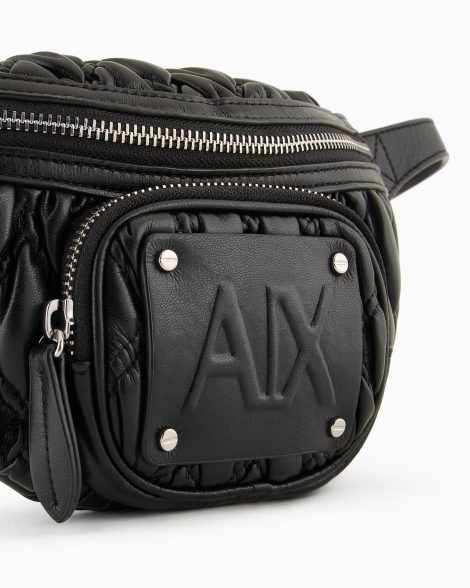 Поясная сумка из экокожи Armani Exchange 1159834012 (Черный One size)