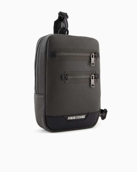 Мужская сумка-слинг Armani Exchange 1159834479 (Серый One size)