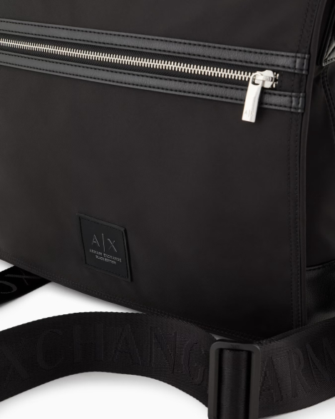 Мужская сумка Armani Exchange через плечо 1159834483 (Черный One size)