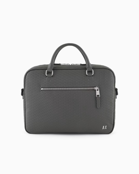 Стильная сумка-портфель Armani Exchange 1159834744 (Серый One size)