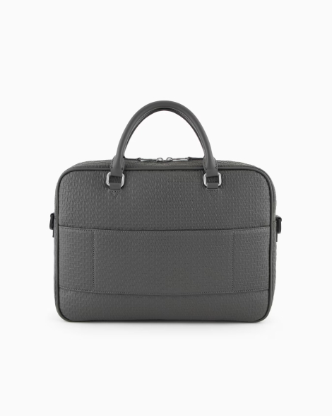 Стильная сумка-портфель Armani Exchange 1159834744 (Серый One size)