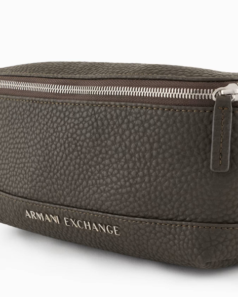 Чоловічі поясні сумки Armani Exchange 1159835039 (Сірий One size)