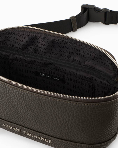 Чоловічі поясні сумки Armani Exchange 1159835039 (Сірий One size)
