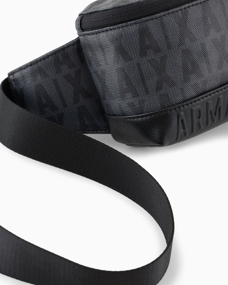 Чоловічі поясні сумки Armani Exchange 1159835178 (Сірий One size)