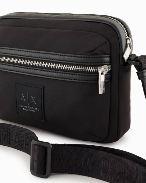 Мужская сумка Armani Exchange через плечо 1159835488 (Черный One size)