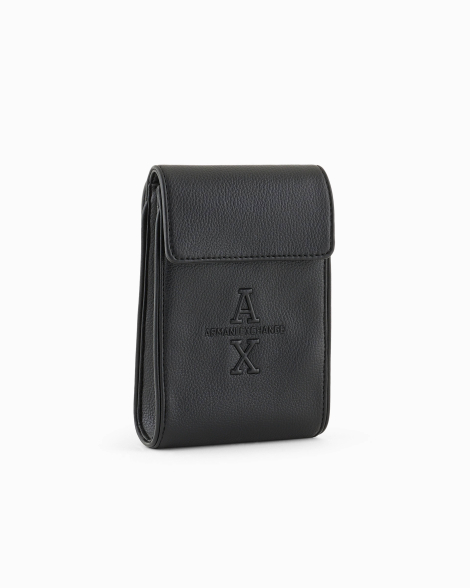 Сумка через плечо Armani Exchange на кнопке 1159836168 (Черный One size)