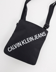 Сумка с длинным ремешком Calvin Klein на молнии 1159780132 (Черный, One size)