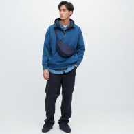 Сумка UNIQLO через плечо 1159783025 (Синий, One size)