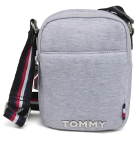 Сумка кроссбоди Tommy Hilfiger на молнии 1159788618 (Серый, One Size)