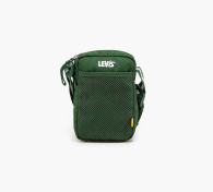 Маленькая сумка через плечо Levis на молнии 1159791419 (Зеленый, One Size)