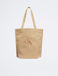 Большая сумка Calvin Klein шоппер с логотипом 1159796811 (Коричневый, One Size)