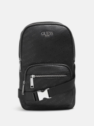 Сумка слинг Guess с логотипом 1159802638 (Черный, One Size)