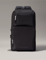 Сумка слинг Calvin Klein с логотипом 1159805415 (Черный, One Size)