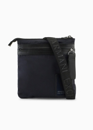 Мужская сумка Armani Exchange через плечо 1159806754 (Синий, One size)