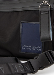 Мужская сумка Armani Exchange через плечо 1159813410 (Черный, One size)