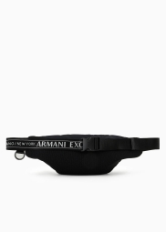 Поясная сумка Armani Exchange бананка 1159816468 (Синий One size)