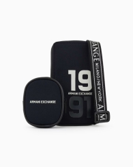 Мужская сумка мини-кроссбоди Armani Exchange с логотипом 1159826604 (Синий One size)