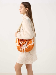 Сумка з широким поясом та зав'язкою UNIQLO 1159828190 (Помаранчевий One size)