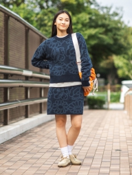 Сумка з широким поясом та зав'язкою UNIQLO 1159828190 (Помаранчевий One size)