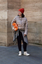 Сумка з широким поясом та зав'язкою UNIQLO 1159828190 (Помаранчевий One size)