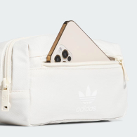 Поясная сумка Adidas бананка с логотипом 1159831648 (Молочный One size)