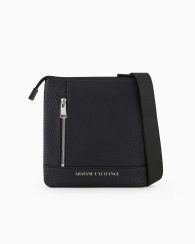 Мужская плоская сумка  Armani Exchange через плечо 1159831841 (Черный One size)