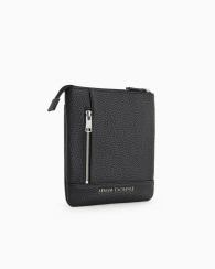 Мужская плоская сумка  Armani Exchange через плечо 1159831841 (Черный One size)