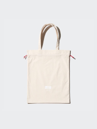 Сумка-шоппер Uniqlo с логотипом бренда 1159833484 (Белый One size)