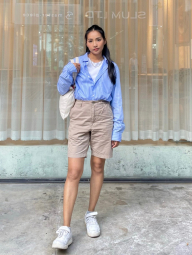Сумка-шоппер Uniqlo с логотипом бренда 1159833484 (Белый One size)