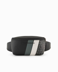 Мужская поясная сумка Armani Exchange 1159833536 (Черный One size)