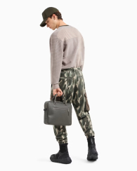 Стильная сумка-портфель Armani Exchange 1159834744 (Серый One size)