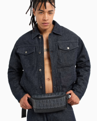 Чоловічі поясні сумки Armani Exchange 1159835178 (Сірий One size)